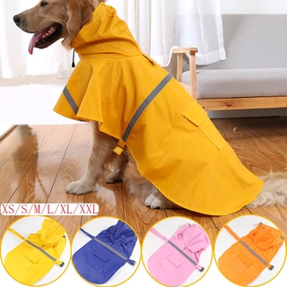 nuevo impermeable para perro/perro labrador dorado retriever/cinta reflectante para perros grande y mediana/impermeable/ropa para perros