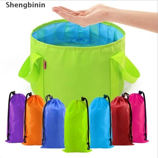 [shengbinin] lavabo plegable plegable para acampar al aire libre, lavabo, lavabo, lavabo, lavabo, lavatorio, 15 l.