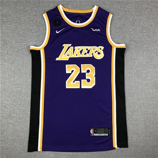 NBA Jersey Los Angeles Lakers No.23 James James Jersey The New purple
