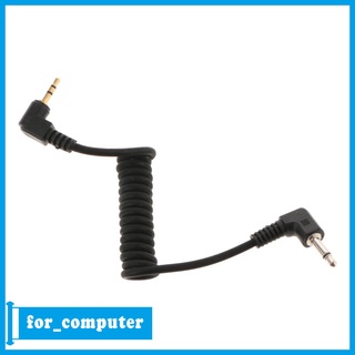 (venta Caliente) cable de cable de sincronización de cable de 2.5 mm A 3.5mm Macho Flash Pc Para Canon Eos 7d 5d Ii 1d
