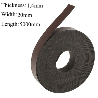 5 Meters PU Leather Strap Strips for Leather Crafts DIY Bag Belt 2cm Black