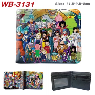 Dragon Ball Z cartera Anime cartera de dibujos animados cremallera cartera estudiantes hombres mujeres corto cartera de la tarjeta de la cartera (6)