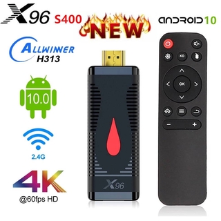X96 S400 TV Stick Android 10 Allwinner H313 Quad Core 4K Android TV BOX G Wifi Media Player 2G16G