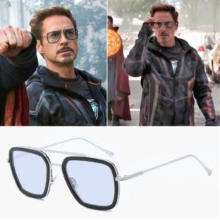 Moda Vengadores Tony Stark Vuelo 006 Estilo Gafas De Sol Hombres Cuadrado Aviador Marca