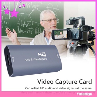 Venta caliente 4K tarjeta de captura de vídeo Type-C HDMI Compatible HD 1080P/60Hz caja de Video Grabber