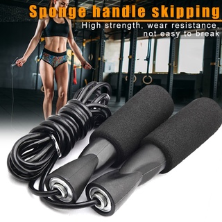cuerda de saltar con mango de esponja cable de saltar para ejercicio fitness entrenamiento deportes