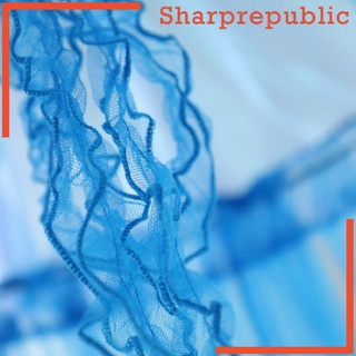 [Sharprepublic] 2xKids bebé azul medusas cama dosel mosquitera ropa de cama cúpula tienda de campaña decoración (4)