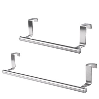 Stainless Steel Single Towel Rack Kitchen Non-Perforated Towel Hanging Rod