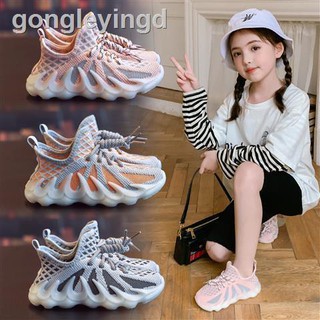 Las niñas zapatos de primavera 2021 solo zapatos de los niños s zapatos de red transpirable de malla zapatos deportivos niños coco papá zapatos de primavera (2)