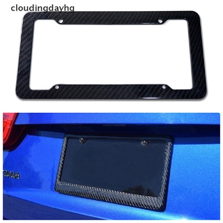 cloudingdayhg 1x negro de fibra de carbono placa de matrícula marco cubierta de protección rack estándar ajuste productos populares