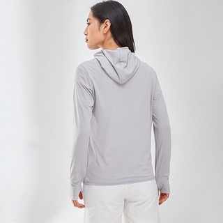 Pareja prendas de abrigo deportes protector solar de las mujeres delgada con capucha jaet de manga larga UV jaet UPF50+ (8)