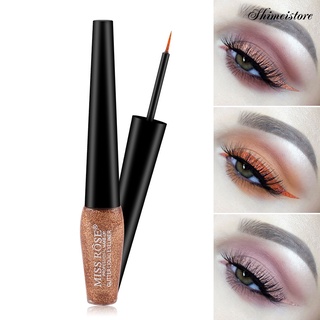 [SH] MISS ROSE Glitter Metallic Liquid Eyeshadow Waterproof Shimmers Eye Cosmetics