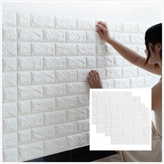 papel pintado autoadhesivo de espuma impermeable 3d ladrillo panel de pared sala de estar ladrillo pegatinas dormitorio niño ladrillo papeles decoración del hogar