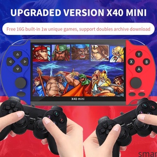 Ready X40 Mini Video Game Console Built-in 6000 Games 6.5 inch LCD Screen Portable Handheld Retro Game Console With Music Video Player smar