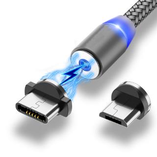 magnético usb cable de carga rápida usb tipo c cable imán cargador de datos carga micro usb cable de teléfono móvil cable usb (2)