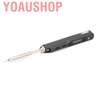 Yoaushop 17-65W Mini soldador eléctrico Kit de soldadura Digital punta de soldadura 100-400 C