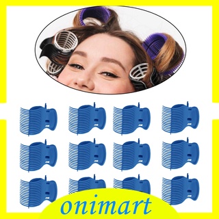 [onimart] 12 pzs rodillo De Plástico caliente Clips Para cabello belleza herramientas De repuesto Para mujer niñas cortas largas y rectas rizado cabello rizado