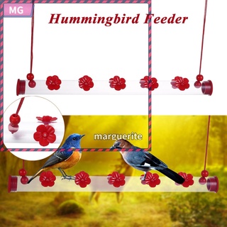 Alimentador De Hummingbird Alimentador De alimentos marguerite Para colgar Transparente Tubo De Uso Fácil De Usar Para pájaros
