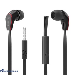 auriculares intrauditivos portátiles de alambre de fideos deportivos estéreo auriculares de alta calidad control de volumen universal smartphone