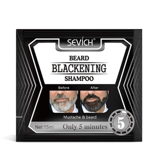 Hs 15ML tinte crema rápido bigote barba tinte cabello colorear negro hombres moda ennegrecimiento champú (2)