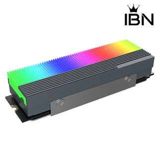 ibn CM-M73S M.2 disco duro de estado sólido disipación de calor ARGB Sync disipador de calor (1)