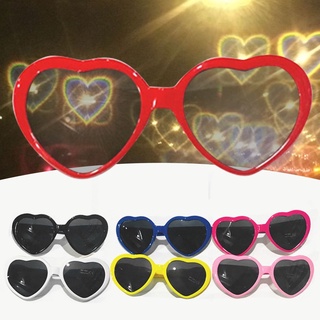 [disponible] Efectos especiales de amor para ver la luz cambiar en una forma de corazón gafas en forma de corazón por la noche