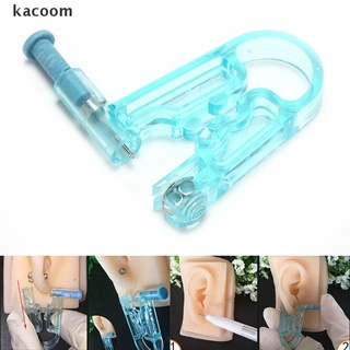 kacoom 1set sin dolor de seguridad de la oreja de la parte superior del piercing kit seguro estéril cuerpo piercing pistola y kits co