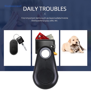 electronicmall01 bluetooth smart gps tracker para mascotas perro niño llave cartera anti-pérdida alarma buscador