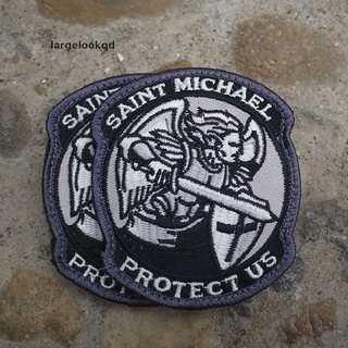 *largelookqd* caliente moderno saint st. michael protegernos táctico ee.uu. ejército moral velcro parche venta caliente