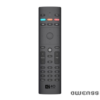 (Owenss) G40s GHz ratón de aire inalámbrico voz remoto para PC proyector Android TV Box (2)
