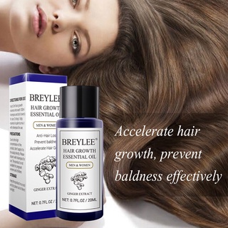 BREYLEE [fx] aceite esencial de crecimiento del cabello potente para el crecimiento del cabello prevenir la calvicie anti pérdida esencia
