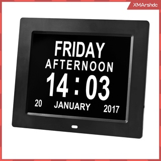 reloj digital de día personalizado alarmas 5 alarmas diarias ayuda para la demencia de ancianos