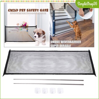 [SimpleShop36] Valla de seguridad portátil para perros, interior, exterior, aislamiento, puerta de protección al aire libre (1)