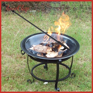 Herramientas De chimenea De hierro negro Moveclap póker fuego Resistente al Calor Para chimenea Externa (8)