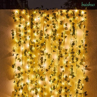 [bayshu1] Cortina De luces De hadas con forma De luz Para decoración De pared/dormitorio/hogar/año nuevo