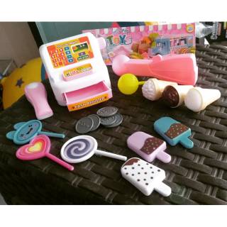Mini helado y caramelo caja registradora juguete