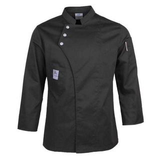 [banot] 2x chaqueta De Chef unisex con Mangas largas negras Para Uniforme De cocina