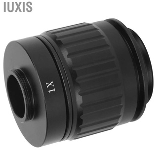 Iuxis microscopio cámara adaptador Trinocular tubo estéreo 1X 38 mm C lente de montaje