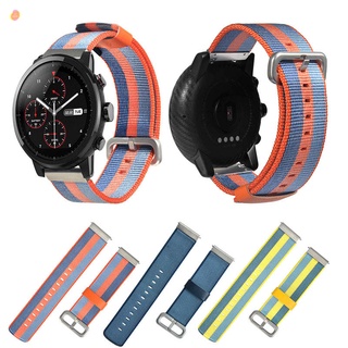 22mm Nylon Watch Band Strap Replacement Loop for Huami Amazfit Stratos 2 (1)