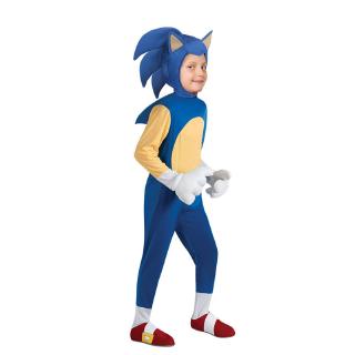 Deluxe Sonic The Hedgehog-Disfraz Temático Para Niños , De Halloween , Cosplay