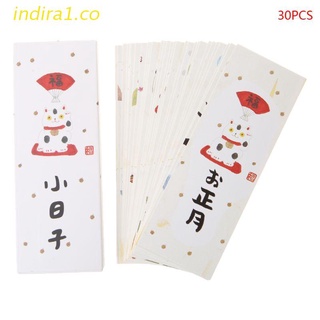 indira1 30pcs creativo estilo chino marcadores de papel pintura tarjetas retro hermoso marcador en caja regalos conmemorativos