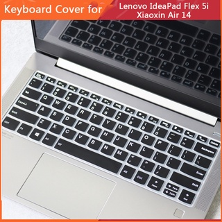 Cubierta de teclado para portátil Lenovo IdeaPad Flex 5i silicona 14 pulgadas portátil Protector suave Ultra película para delgada Xiaoxin Air 14 (1)