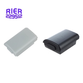 2 Pcs Replacement Battery Shell PACK Case Cover Holder for Minisoft XBOX 360, White & Black (1)