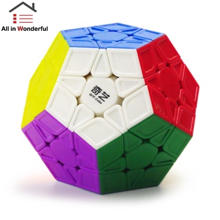 Cubo de cubo ws Qiyi Megaminx de fácil giro suave rompecabezas educativo cubo juguete para niños