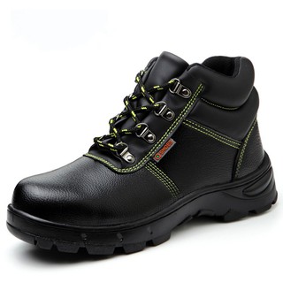 zapatos de seguridad/botas de seguridad de corte mediano de acero puntera de acero zapatos de trabajo de los hombres impermeable táctica botas de soldadura zapatos de senderismo zapatos (8)