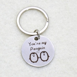 you're my penguin llavero - regalo para - novio - novia - mejor amigo - esposa - marido - lindo pingüino regalo (5)