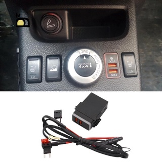 Cargador de interfaz USB Dual para coche para Nissan Qashqai Tiida X-Trail Teana