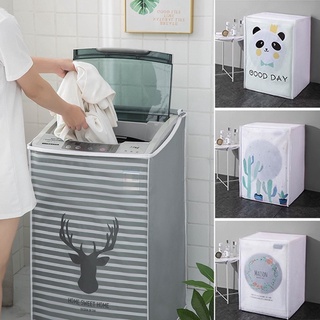 hogar lavadora secadora cubierta con cremallera rodillo a prueba de polvo protector solar impermeable listo stock
