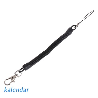 KALEN Spring Elastic Retractable Tactical Rope Hiking Camping Phone Antilost Key Chain