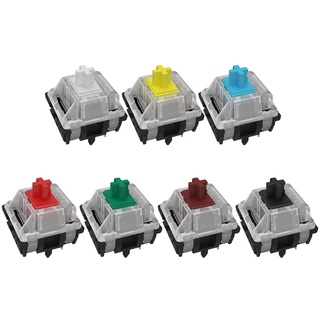 amp* Gateron mx switch 5 pin Switches RGB SMD 5pin Axis Compatible for Cherry MX mechanical Keyboard diy Switches Black Red Brown Blue Clear Green Yellow